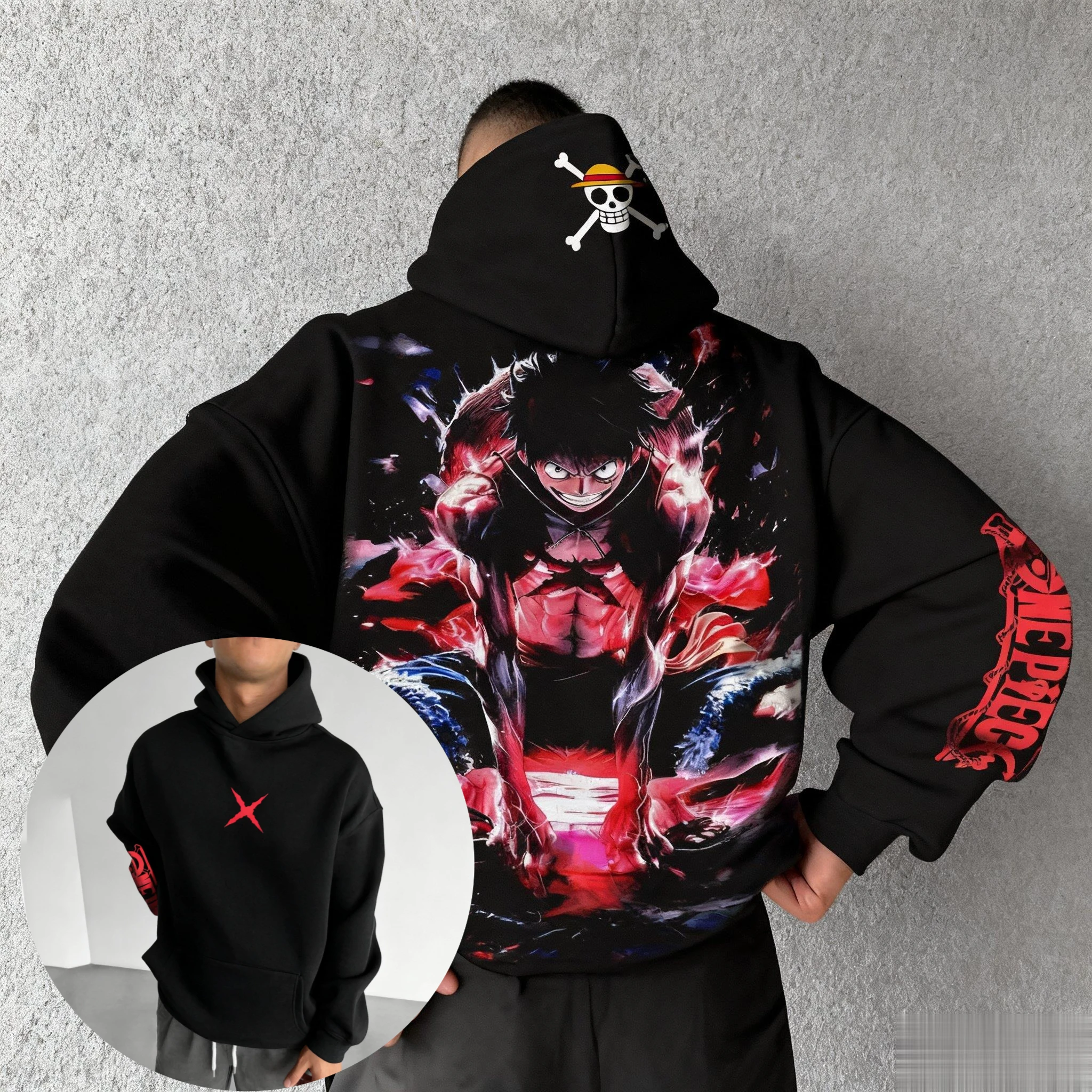 Oversized Vintage One Piece Hoodie Men Women Pullover Sweatshirt Luffy Graphic Print Streetwear Casual Long Sleeves Tops Y2k
Oversized Vintage One Piece Hoodie Men Women Pullover Sweatshirt Luffy Graphic Print Streetwear Casual Long Sleeves Tops Y2k