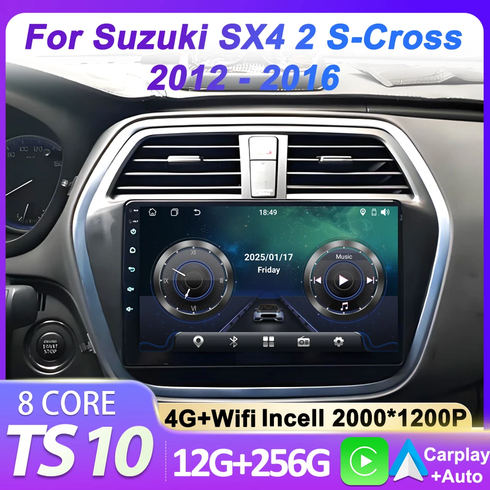 Carplay Android 14 для Suzuki SX4 2 S-Cross 2012-2016 Автомобильный экран Carplay Mirror Link AutoMotive Интеллектуальная система без 2din DVD
Carplay Android 14 для Suzuki SX4 2 S-Cross 2012-2016 Автомобильный экран Carplay Mirror Link AutoMotive Интеллектуальная система без 2din DVD