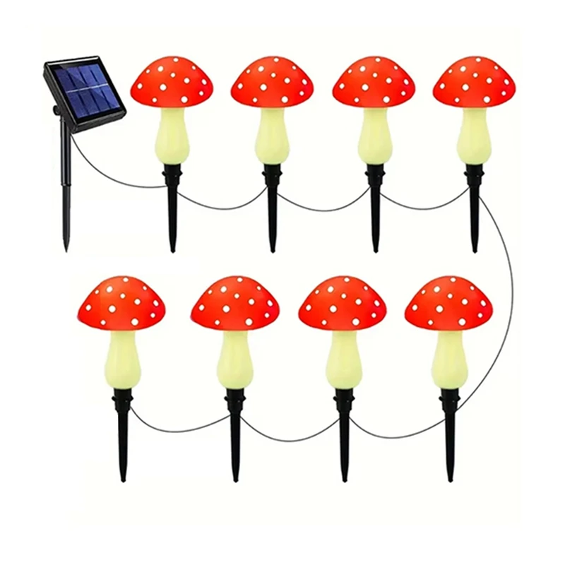 AT02-Solar Mushroom Fairy Lights Outdoor Garden Pathway Decoration Mushroom Shape IP65 Lamp For Festival Decor
AT02-Solar Mushroom Fairy Lights Outdoor Garden Pathway Decoration Mushroom Shape IP65 Lamp For Festival Decor