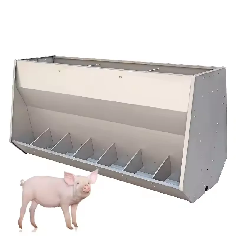 Automatic Stainless Steel Double Side Pig Trough Automatic Nursery Feed Trough Automatic Feeder for Piglets
Automatic Stainless Steel Double Side Pig Trough Automatic Nursery Feed Trough Automatic Feeder for Piglets