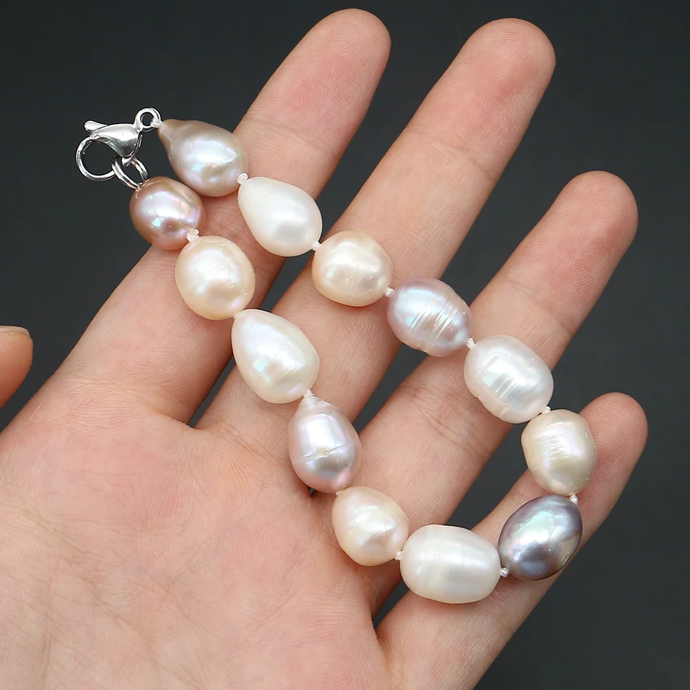 10-11 мм креативный разноцветный браслет из пресноводного жемчуга в форме риса, длина 16 см, стиль барокко, женские модные украшения
10-11 мм креативный разноцветный браслет из пресноводного жемчуга в форме риса, длина 16 см, стиль барокко, женские модные украшения