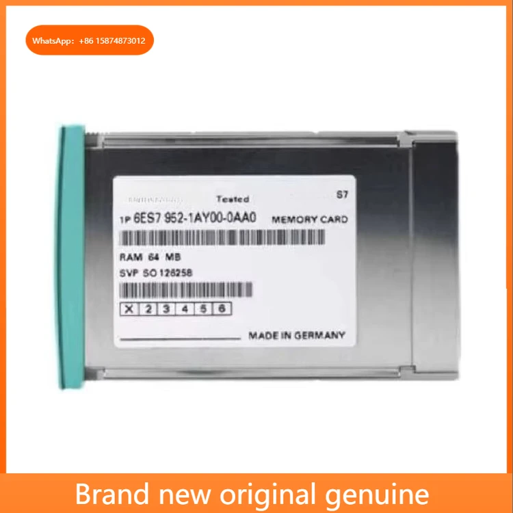 S7-400 PLC Memory Card 6ES7952-0KF00 0KH00 1AH00 1KK00 1AK00 1KL00 1AL00 1KM00 1AM00 1KP00 1AP00 1KS00 1AS00 1KT00-0AA0
S7-400 PLC Memory Card 6ES7952-0KF00 0KH00 1AH00 1KK00 1AK00 1KL00 1AL00 1KM00 1AM00 1KP00 1AP00 1KS00 1AS00 1KT00-0AA0