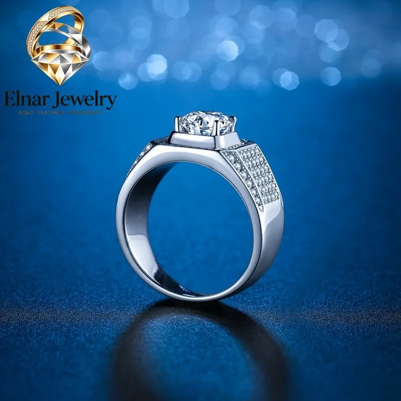 Elnar Jewelry PT950 Platinum Starry Sky Ring Men's 2Ct Moissanite - High-purity durable, galaxy meaning, gift carries eternal bl
Elnar Jewelry PT950 Platinum Starry Sky Ring Men's 2Ct Moissanite - High-purity durable, galaxy meaning, gift carries eternal bl