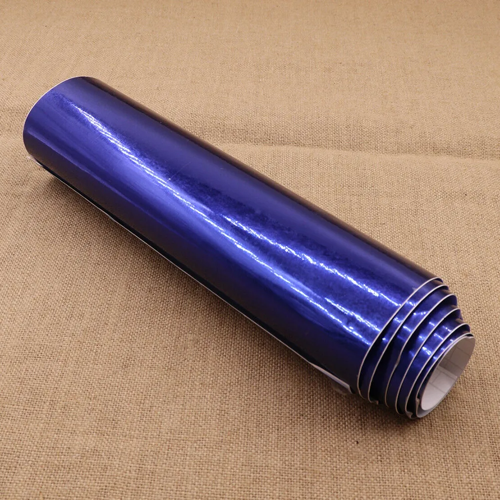 150cmx30cm Dark Blue Glossy Chrome Vinyl Wrap Film Roll for Cars & Trucks - Easy to Install & Remove, Stretchable & Damage-Free
150cmx30cm Dark Blue Glossy Chrome Vinyl Wrap Film Roll for Cars & Trucks - Easy to Install & Remove, Stretchable & Damage-Free