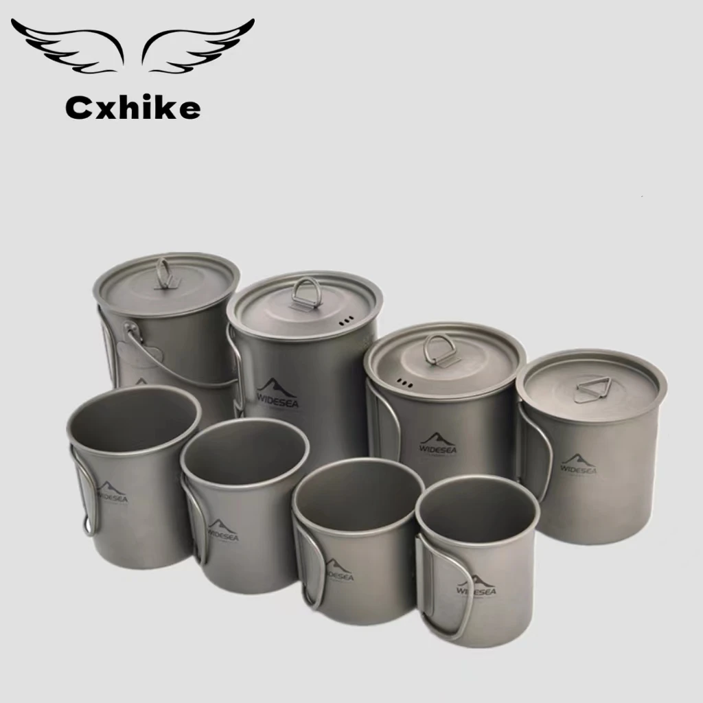 Camping titanium cup made of pure titanium material with lid outdoor coffee cup lightweight and easy to store camping utensils
Camping titanium cup made of pure titanium material with lid outdoor coffee cup lightweight and easy to store camping utensils