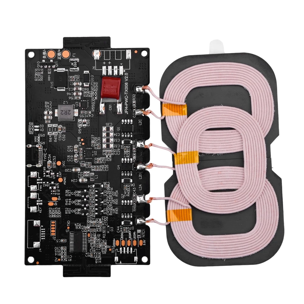 Wireless Charger 3 coils QI 20W Wireless Charging Circuit Board 12-24V Wireless Charging DIY for Cars Trucks RVs
Wireless Charger 3 coils QI 20W Wireless Charging Circuit Board 12-24V Wireless Charging DIY for Cars Trucks RVs
