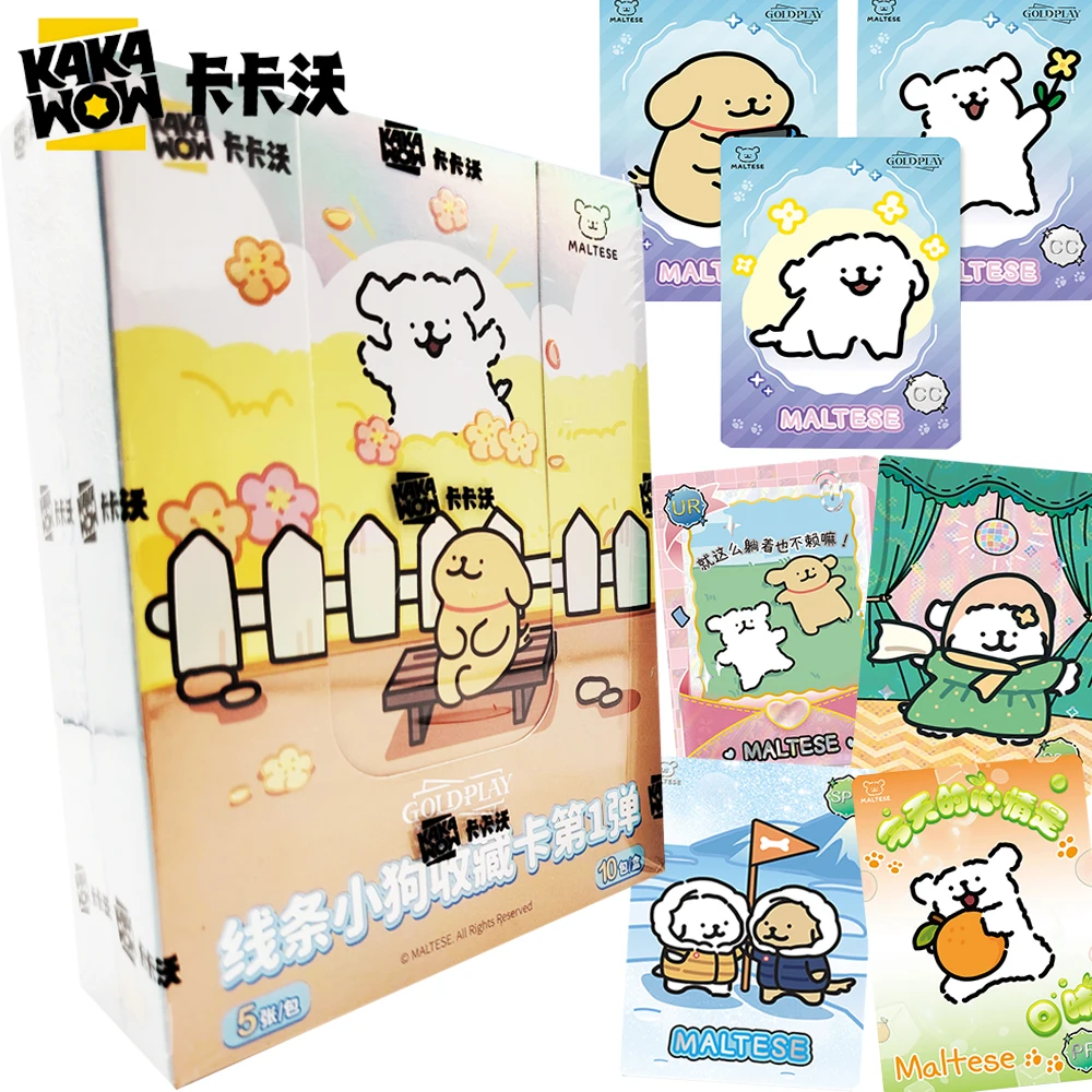 KAKAWOW Original Maltese Collection Cards for Boys Girls Popular Puppy Cute Playful Fun Special-shaped Grating Cards Toys Gifts
KAKAWOW Original Maltese Collection Cards for Boys Girls Popular Puppy Cute Playful Fun Special-shaped Grating Cards Toys Gifts