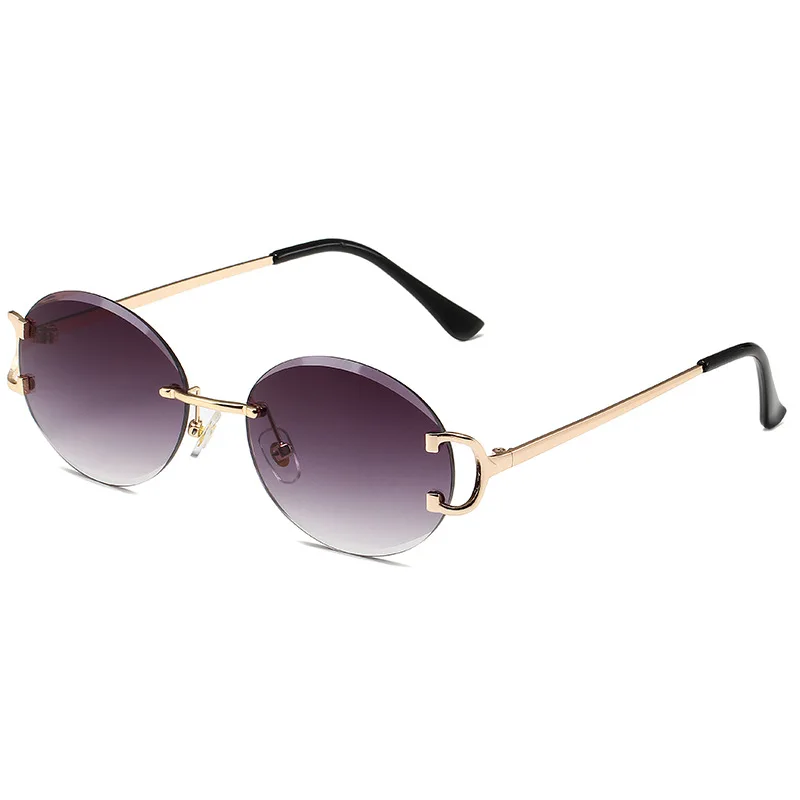 5417 Rimless Round Sunglasses for Men Women, Premium Fashion Oval Sun Glasses, Vintage Chic Stylish Personalized Shades 605527
5417 Rimless Round Sunglasses for Men Women, Premium Fashion Oval Sun Glasses, Vintage Chic Stylish Personalized Shades 605527