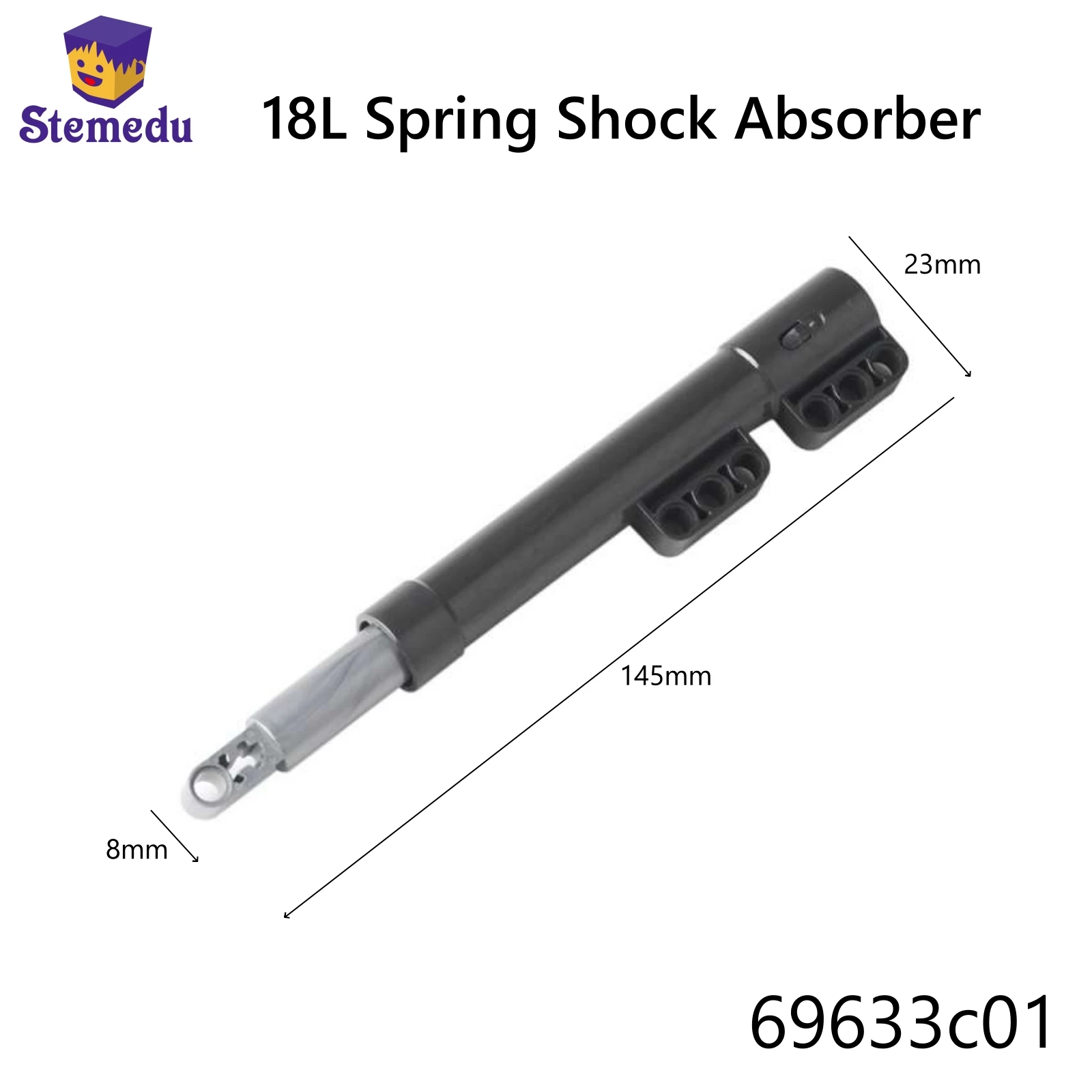18L Spring Shock Absorber MOC Motorcycle Interior Assembles Educational Toy for Building Blocks Technical Parts 69633C01 6328490
18L Spring Shock Absorber MOC Motorcycle Interior Assembles Educational Toy for Building Blocks Technical Parts 69633C01 6328490