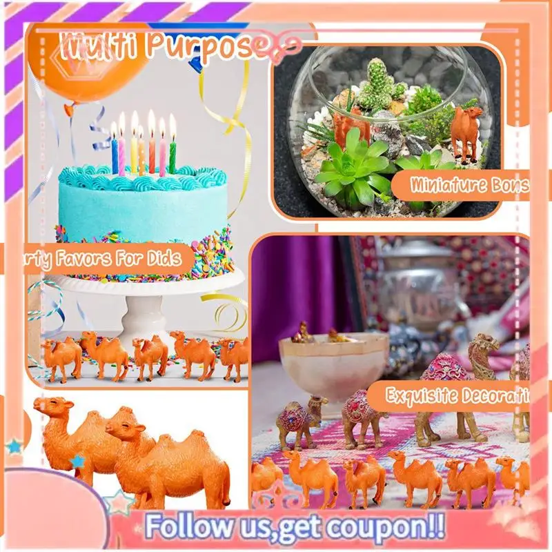 Upgraded 24Pcs Camel Figurines Miniature Toys Camel Figurines Camel Models Animal Figurines For Cake Toppers Home Desktop Orname
Upgraded 24Pcs Camel Figurines Miniature Toys Camel Figurines Camel Models Animal Figurines For Cake Toppers Home Desktop Orname