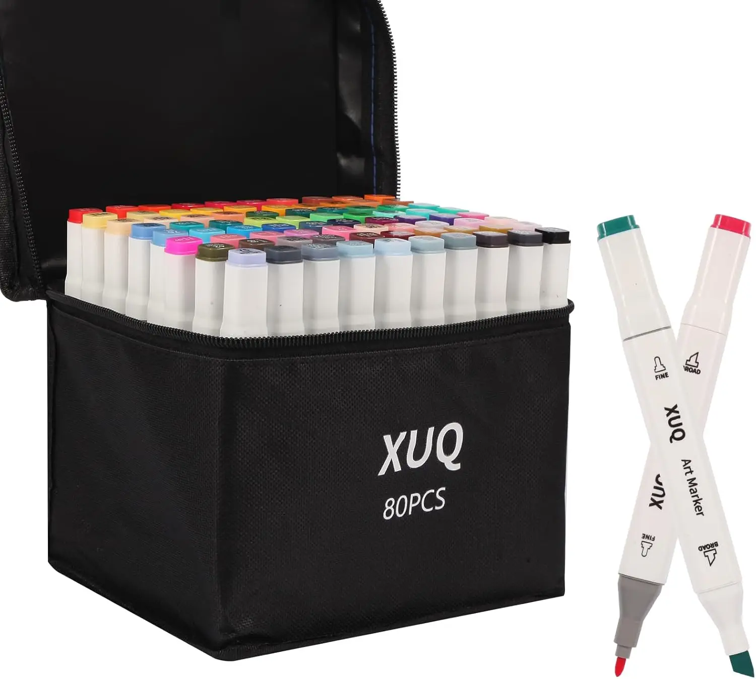 80 Colors Alcohol Markers Dual Brush Tip for Adults Beginners Coloring Book Painting Card Making
80 Colors Alcohol Markers Dual Brush Tip for Adults Beginners Coloring Book Painting Card Making