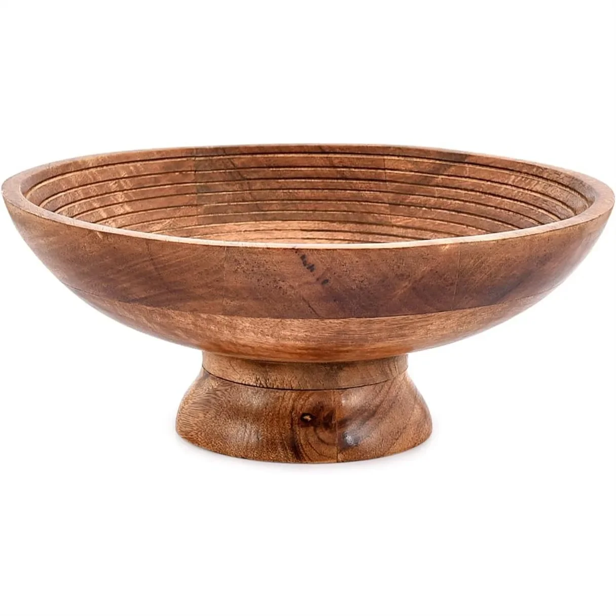 Mango Wood Fruit Bowl, Round Serving Dish for Desserts and Snacks, Elegant Kitchen Dining Platter (12" x 12" x 5")
Mango Wood Fruit Bowl, Round Serving Dish for Desserts and Snacks, Elegant Kitchen Dining Platter (12" x 12" x 5")