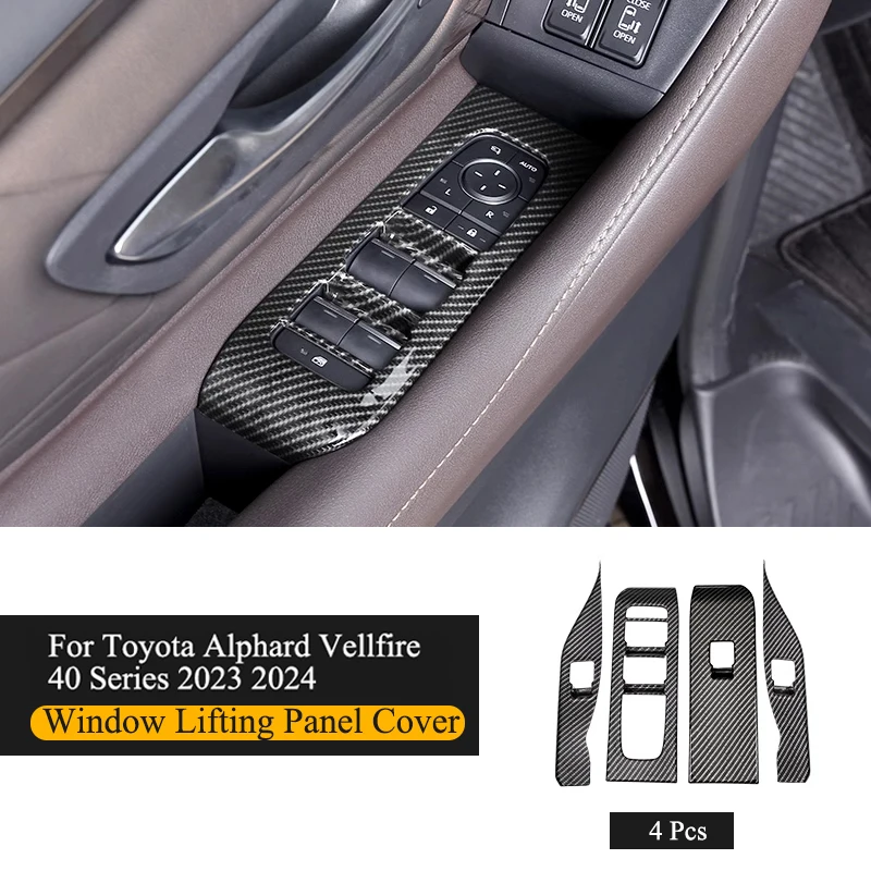Крышка стеклоподъемной панели из АБС-карбона, декоративная крышка для Toyota Alphard Vellfire 40 серии 2023 2024, аксессуары для интерьера
Крышка стеклоподъемной панели из АБС-карбона, декоративная крышка для Toyota Alphard Vellfire 40 серии 2023 2024, аксессуары для интерьера