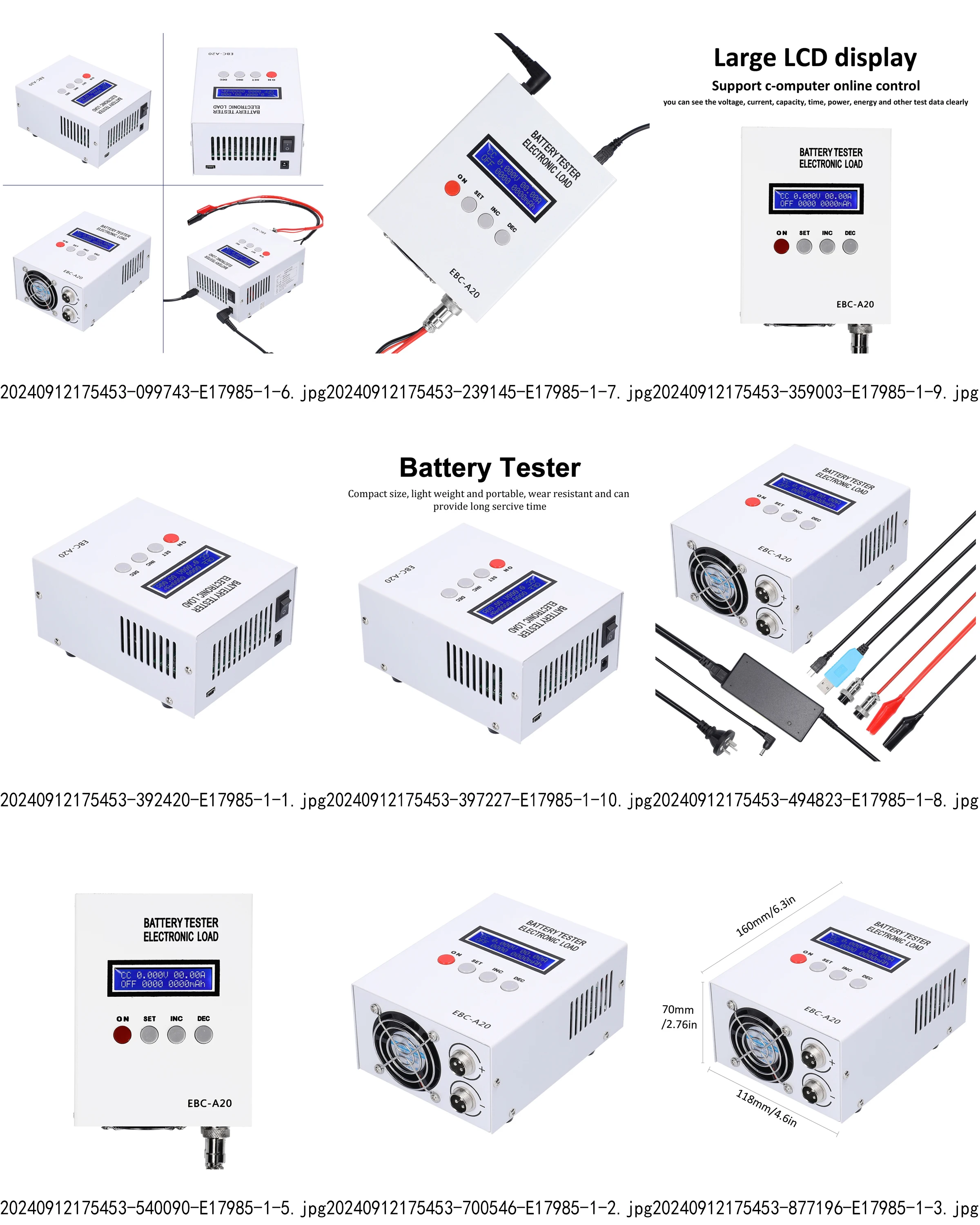 Тестер батареи 30 В, 20 А, 85 Вт, устройство для проверки емкости, 5 А, перезарядка 20 А, разрядка с онлайн-программой для ПК, управление для батарей
Тестер батареи 30 В, 20 А, 85 Вт, устройство для проверки емкости, 5 А, перезарядка 20 А, разрядка с онлайн-программой для ПК, управление для батарей