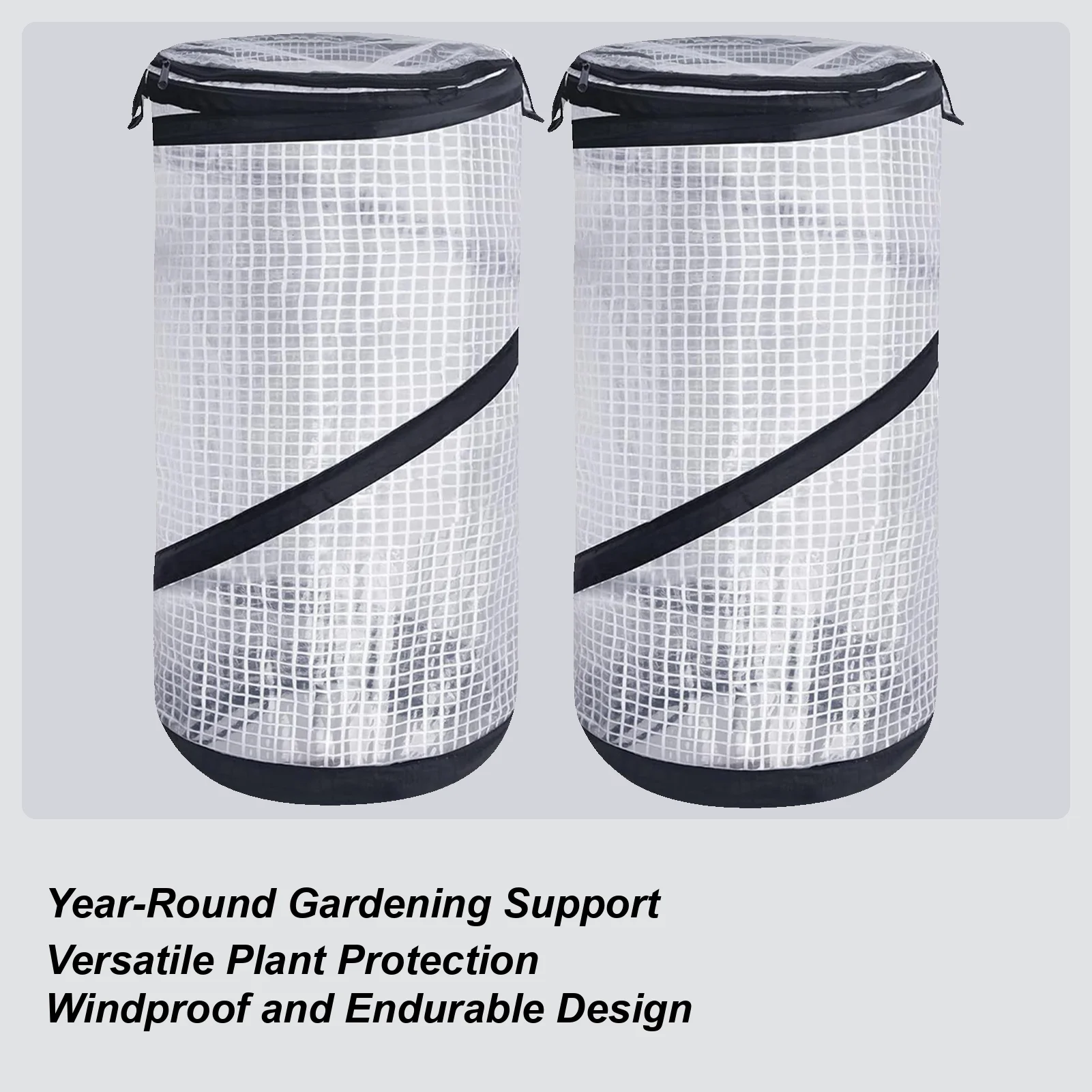 Outdoor Flower Winter Protection 2-Pieces Round Antifreezing Cover Windproof Flower Winterizing Tent For Garden Yard Farm
Outdoor Flower Winter Protection 2-Pieces Round Antifreezing Cover Windproof Flower Winterizing Tent For Garden Yard Farm