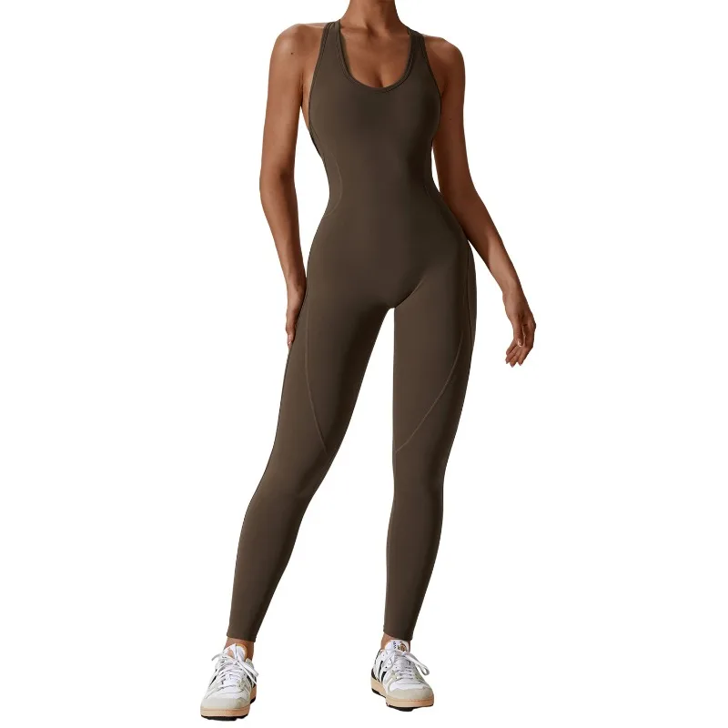 Tight Fitting One-piece Hollow Back Yoga Suit for Women, High Elasticity One-piece One-piece Yoga Suit
Tight Fitting One-piece Hollow Back Yoga Suit for Women, High Elasticity One-piece One-piece Yoga Suit