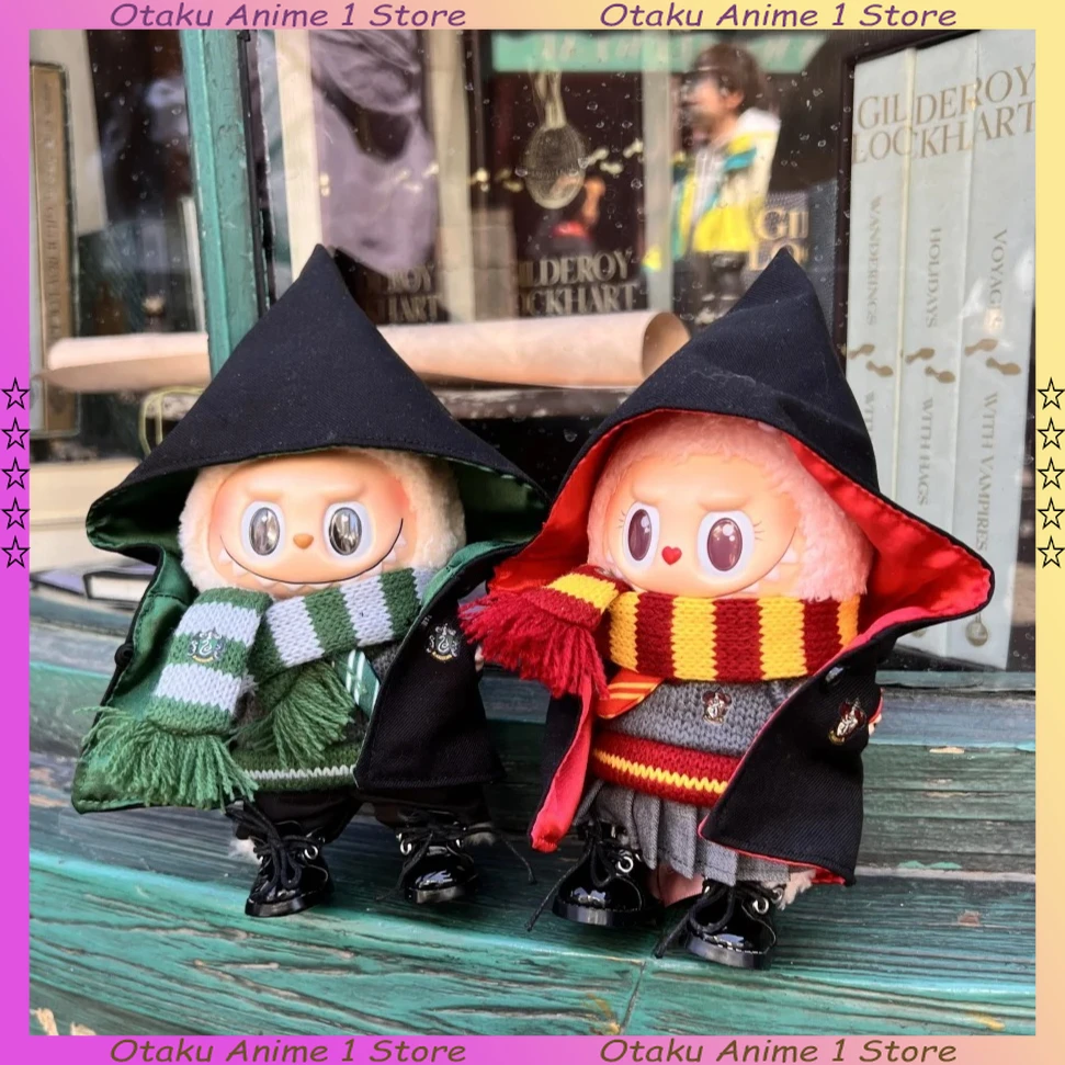 5 шт./компл., костюм Labubu School of Magic, милый волшебный плащ, униформа, мини-плюшевая кукла, одежда, модные аксессуары для кукол, подарки
5 шт./компл., костюм Labubu School of Magic, милый волшебный плащ, униформа, мини-плюшевая кукла, одежда, модные аксессуары для кукол, подарки