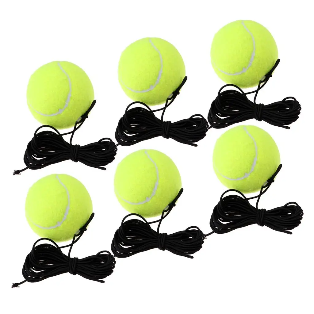 6x Tennis Ball w/ String Replacement Tennis Practice Trainer Ball
6x Tennis Ball w/ String Replacement Tennis Practice Trainer Ball