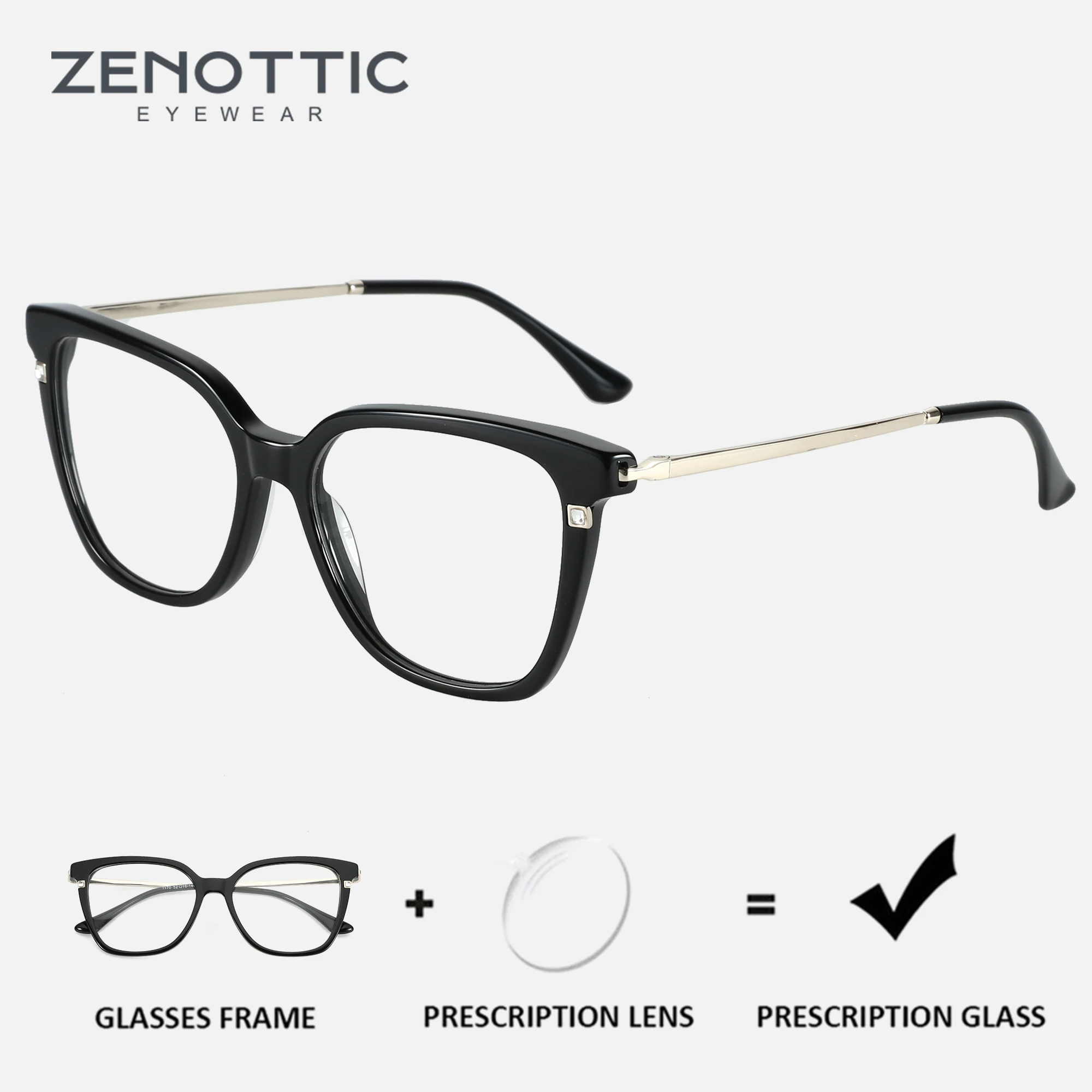  ZENOTTIC 2025л Квадратные квадратные очки по рецепту, женские ацетатные оптические очки ручной работы для фотохромных очков с защитой от синих лучей
ZENOTTIC 2025л Квадратные квадратные очки по рецепту, женские ацетатные оптические очки ручной работы для фотохромных очков с защитой от синих лучей