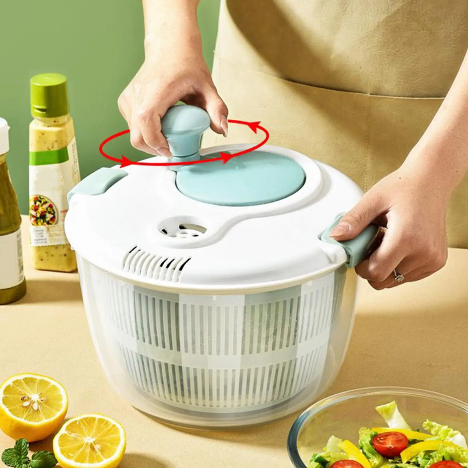 Multifunction Manual Salad Spinner Dryer Vegetable Fruit Food Dehydrator Quick Drying Kitchen Household Vegetable Dehydrator
Multifunction Manual Salad Spinner Dryer Vegetable Fruit Food Dehydrator Quick Drying Kitchen Household Vegetable Dehydrator