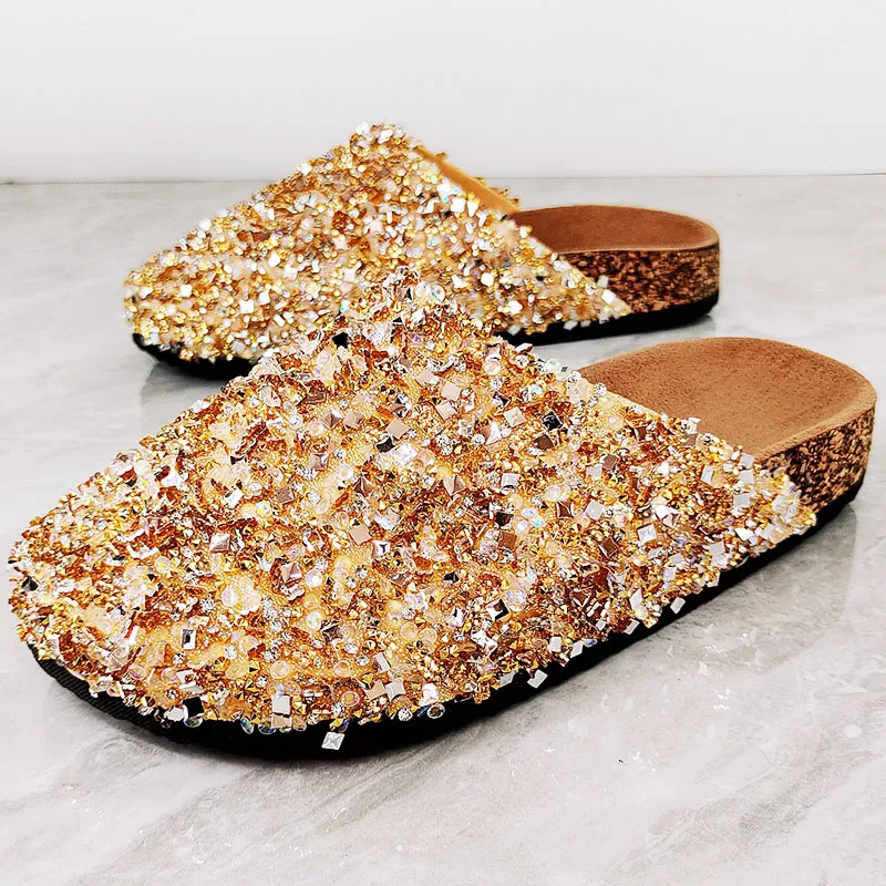 Women Slipper 2023 Flat Slippers Luxury Rhinestone Decor Bling Slides Female Casual Flops Slides Outdoor Sandals
Women Slipper 2023 Flat Slippers Luxury Rhinestone Decor Bling Slides Female Casual Flops Slides Outdoor Sandals