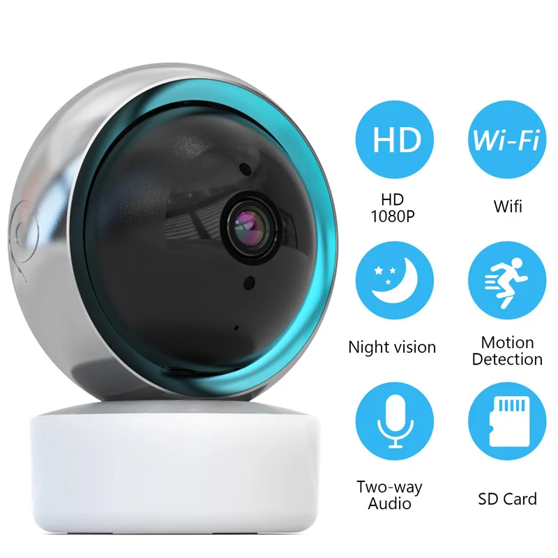 HD 1080P WiFi Motion Detection lP Camera Wireless Night Vision Tuya APP Remote Control Home Indoor Monitoring Two-Way Audio
HD 1080P WiFi Motion Detection lP Camera Wireless Night Vision Tuya APP Remote Control Home Indoor Monitoring Two-Way Audio