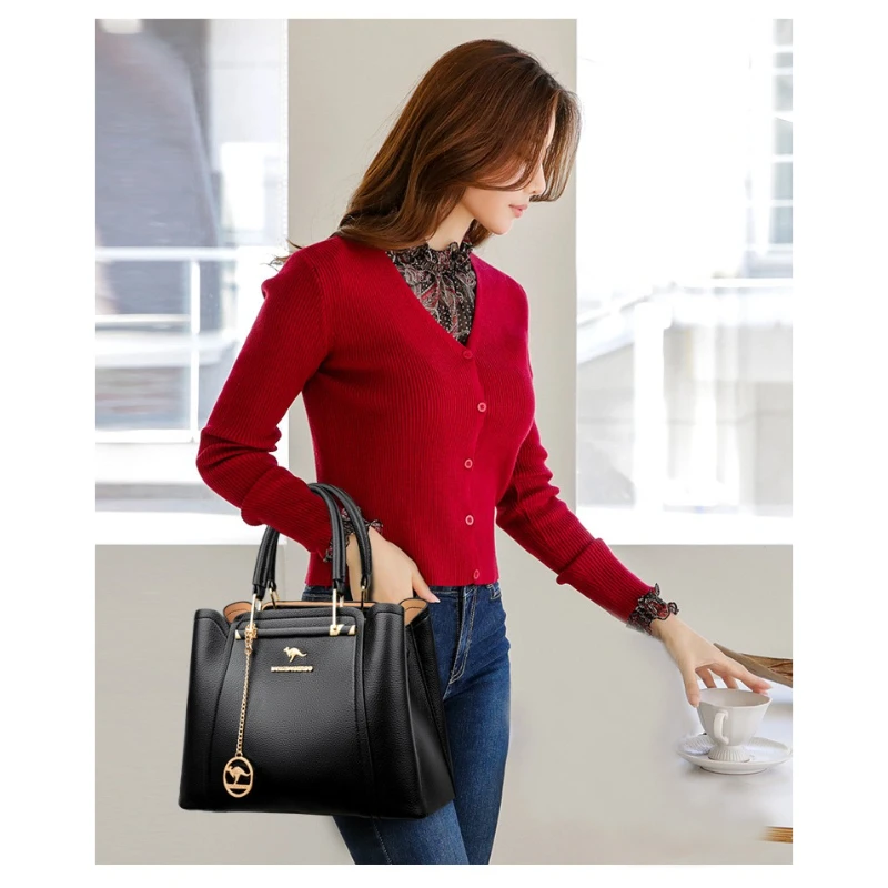 Crossbody Bag Soft Leather Embossed Shoulder Bag Middle-aged Women's Crossbody Bag
Crossbody Bag Soft Leather Embossed Shoulder Bag Middle-aged Women's Crossbody Bag