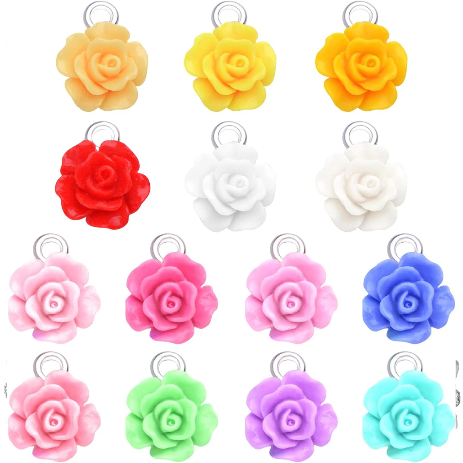 50 шт. разноцветных подвесок-роз из смолы, очаровательные бусины-цветы для изготовления украшений своими руками: серег, ожерелий, браслетов
50 шт. разноцветных подвесок-роз из смолы, очаровательные бусины-цветы для изготовления украшений своими руками: серег, ожерелий, браслетов