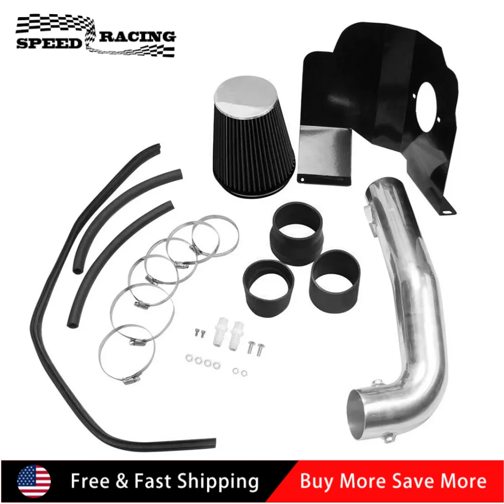 Cold Air Intake Kit + Heat Shield For 2014-2019 Chevrolet Silverado 1500 GMC Sierra 1500 5.3L 6.2L V8 Engine AF-1026
Cold Air Intake Kit + Heat Shield For 2014-2019 Chevrolet Silverado 1500 GMC Sierra 1500 5.3L 6.2L V8 Engine AF-1026