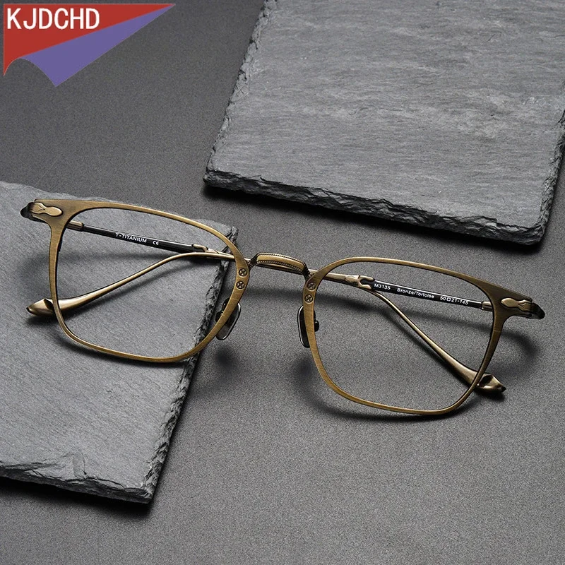Мужская оправа для очков из чистого титана, новинка 2024, ретро, винтажная квадратная оправа для очков, женские металлические корейские очки, очки
Мужская оправа для очков из чистого титана, новинка 2024, ретро, винтажная квадратная оправа для очков, женские металлические корейские очки, очки