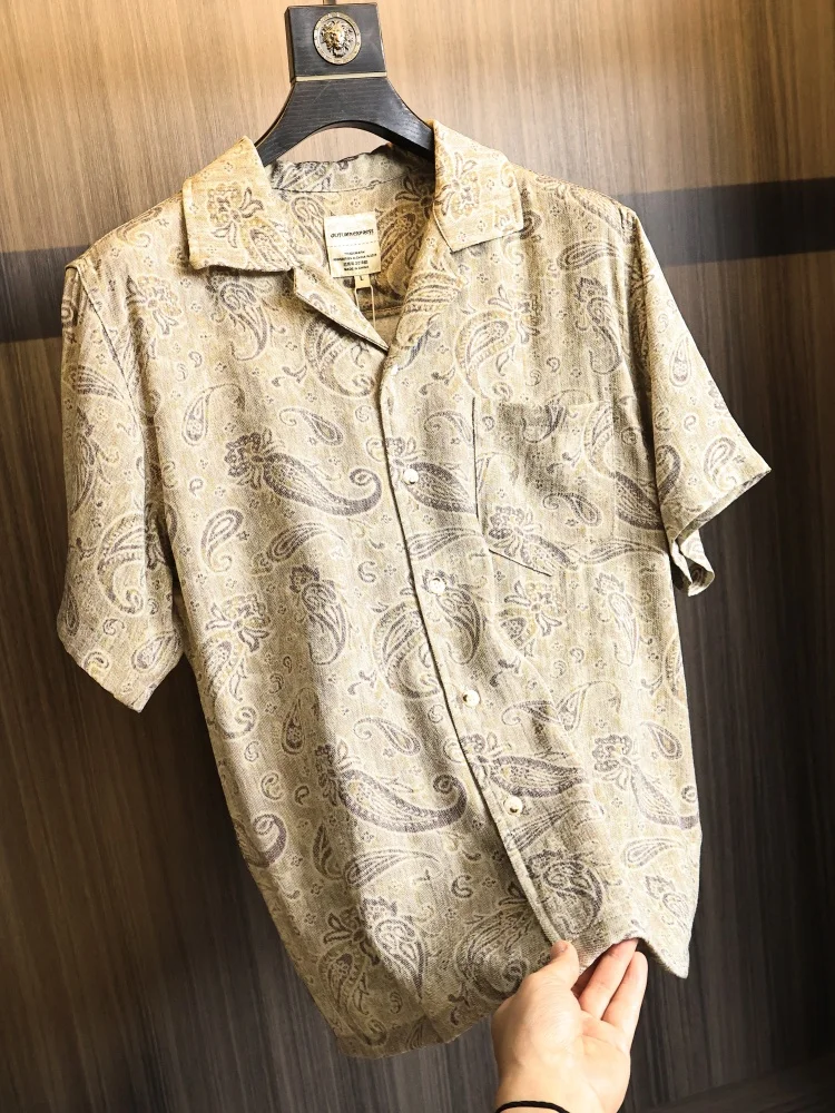 Nordic Floral Vintage Cuban Collar Lightweight Cool Feeling Men's Short Sleeve Shirt Fashionable Summer Breathable Cotton Pol...
Nordic Floral Vintage Cuban Collar Lightweight Cool Feeling Men's Short Sleeve Shirt Fashionable Summer Breathable Cotton Pol...