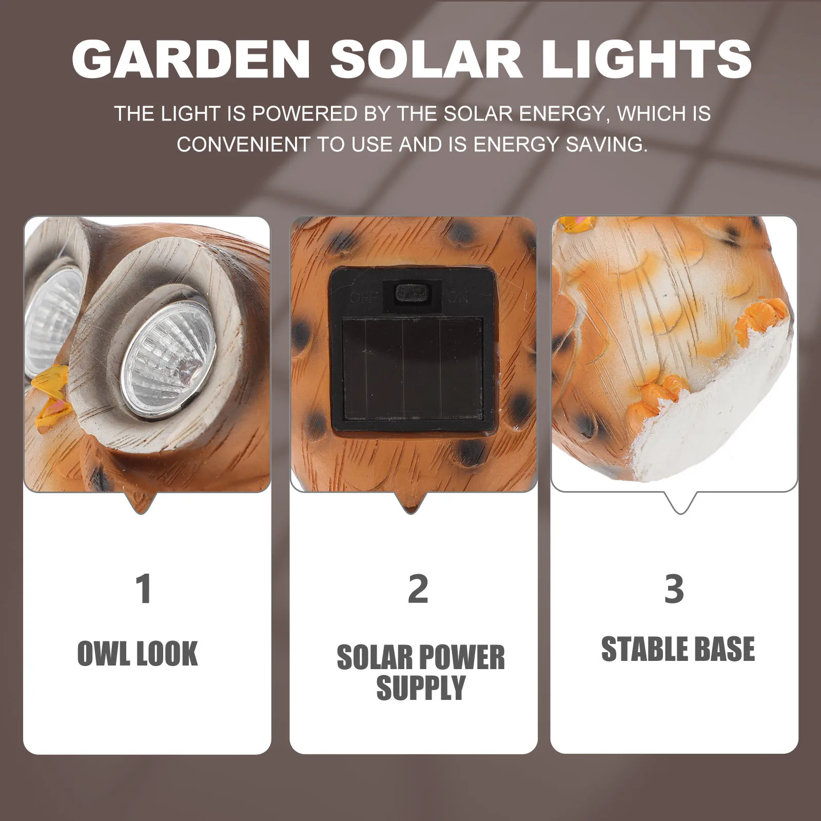 Owl Landscape Light Solar Powered Garden Lights Outdoor Yard Decorations Waterproof Christmas Holiday Gifts Resin Owl s
Owl Landscape Light Solar Powered Garden Lights Outdoor Yard Decorations Waterproof Christmas Holiday Gifts Resin Owl s