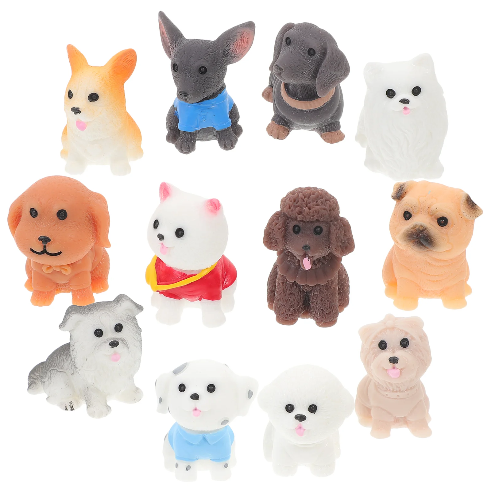 12 Pcs Micro Landscape Puppy Miniature Dog Figurines Tiny Statue Home Decor Table Ornaments Dining Resin
12 Pcs Micro Landscape Puppy Miniature Dog Figurines Tiny Statue Home Decor Table Ornaments Dining Resin