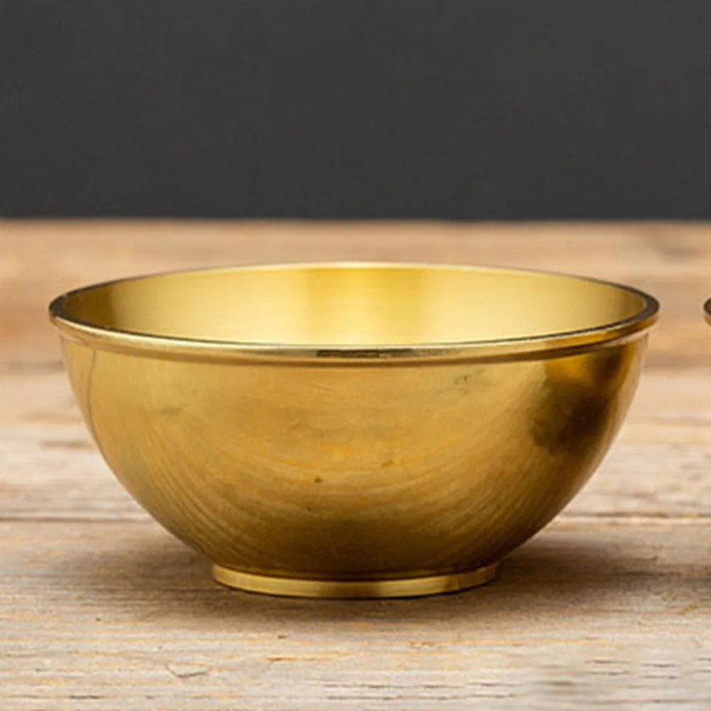 Buddhist Water Offering Bowl Pure Brass Altar Bowl Sturdy Flat Inside Suitable for Temple Water Tea Rice Offering
Buddhist Water Offering Bowl Pure Brass Altar Bowl Sturdy Flat Inside Suitable for Temple Water Tea Rice Offering