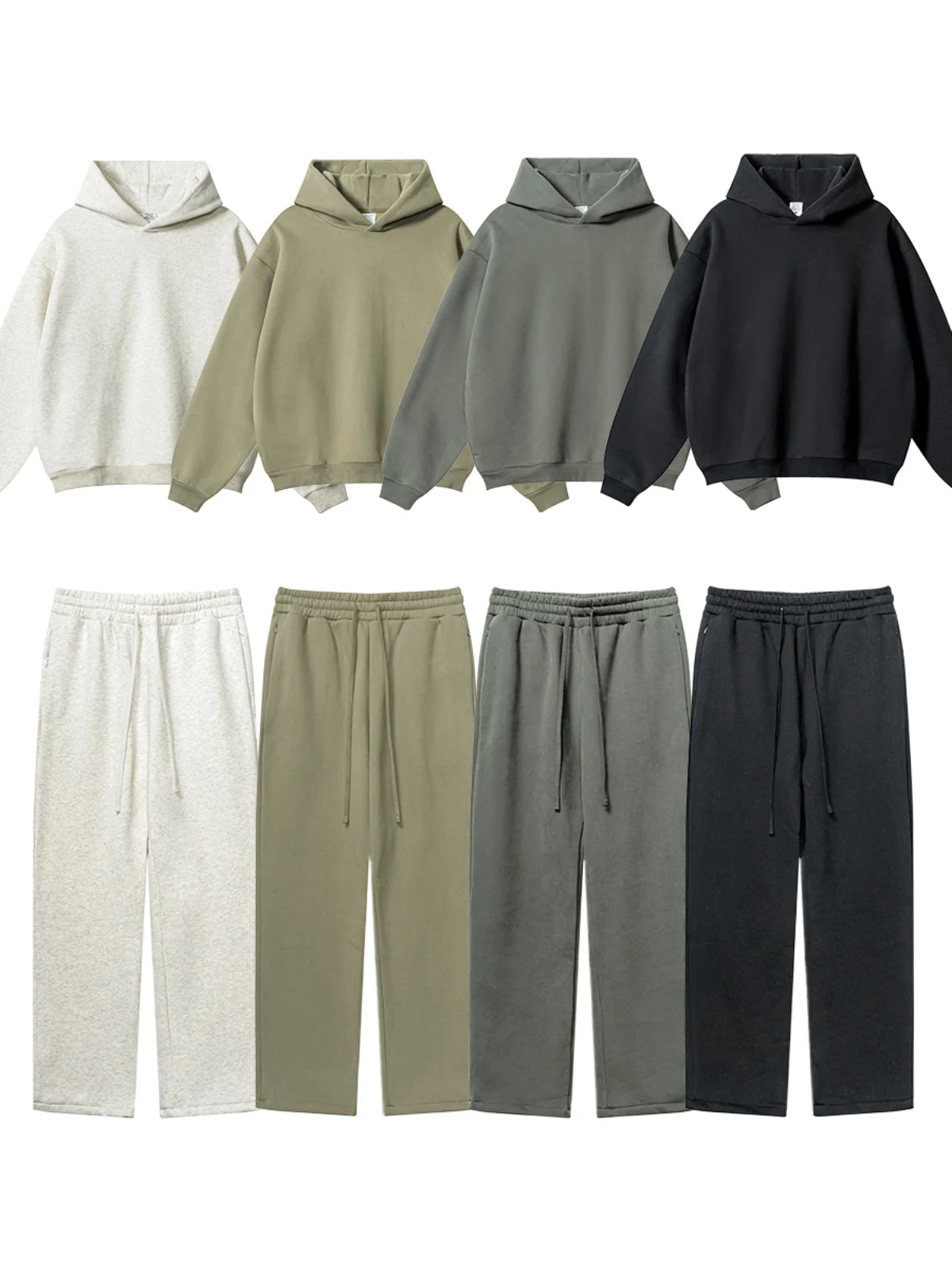 Kanye Heavyweight Fce Hoodie And Zipper Pants Two-Piece Set Men's Loose Fit Casual Sportswear Youth Winter Collection
Kanye Heavyweight Fce Hoodie And Zipper Pants Two-Piece Set Men's Loose Fit Casual Sportswear Youth Winter Collection