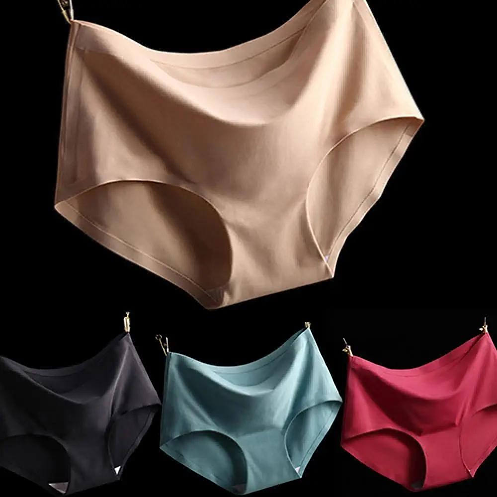 Women Fashion Sexy Pure Color Comfortable Ultra-thin Seamless Briefs Underwear
Women Fashion Sexy Pure Color Comfortable Ultra-thin Seamless Briefs Underwear