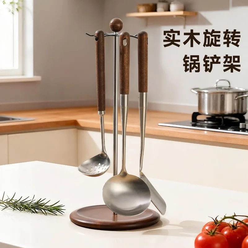 Desktop non-slip rotating rack stainless steel kitchen spoon shovel spoon storage rack
Desktop non-slip rotating rack stainless steel kitchen spoon shovel spoon storage rack