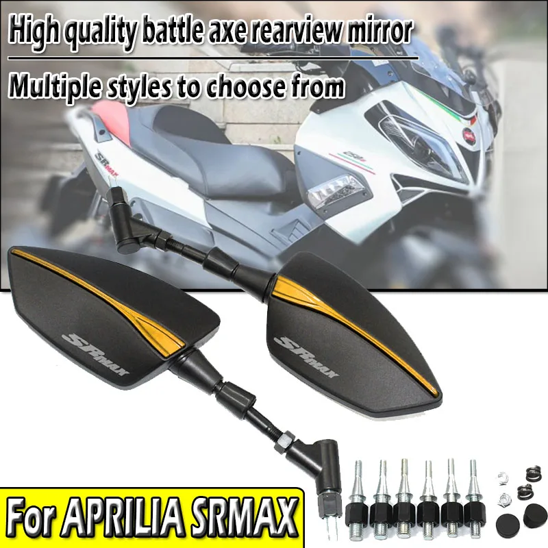 For Aprilia SRMAX 250 SRMAX 300 SRMAX 125 The New High Quality Universal Motorcycle Mirror Rearview Mirror LOGO SRMAXTRK
For Aprilia SRMAX 250 SRMAX 300 SRMAX 125 The New High Quality Universal Motorcycle Mirror Rearview Mirror LOGO SRMAXTRK
