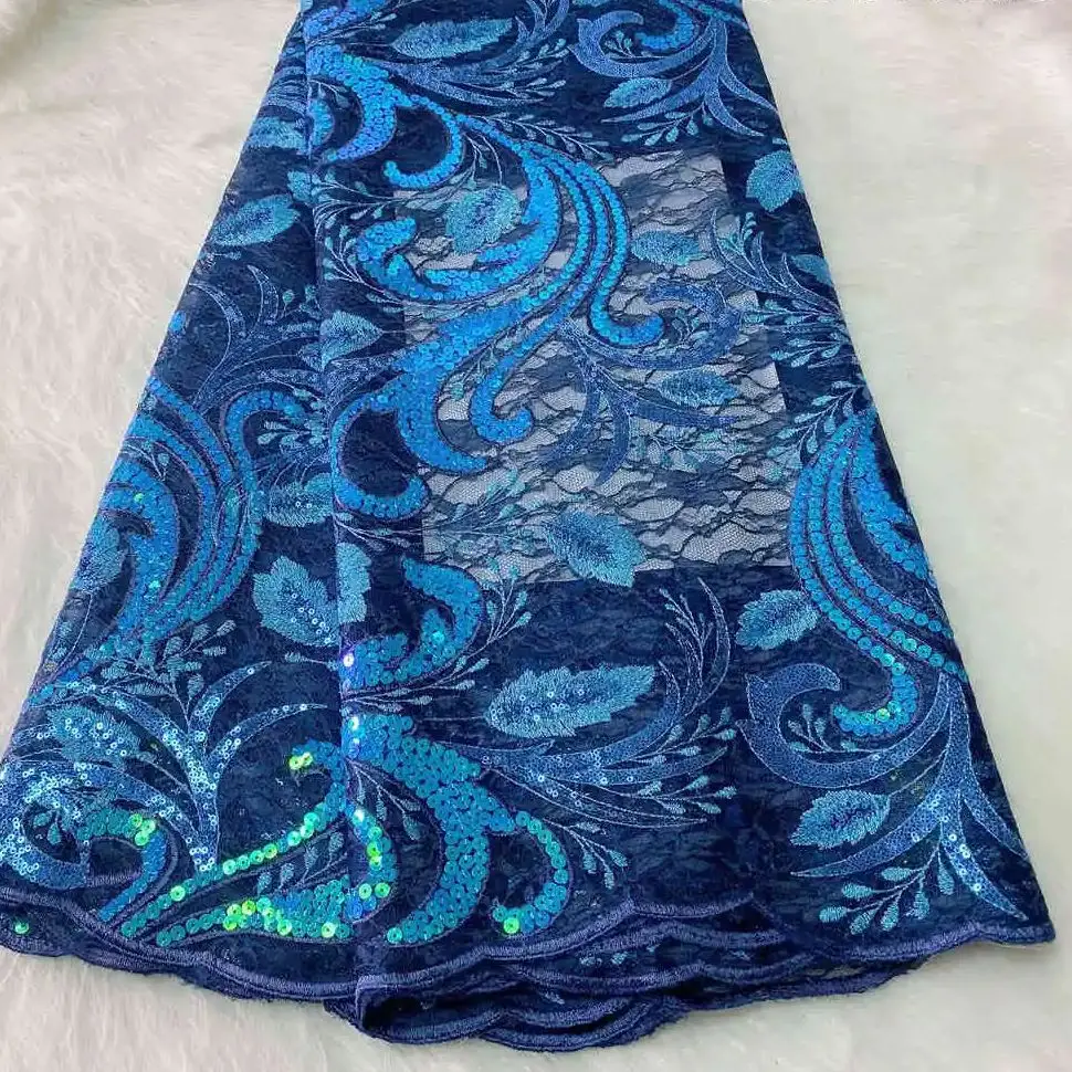 NICEME High Quality African Nigerian Lace Fabric Double Net Sequin Fabric With Sequins Sewing For Net Cloth 5yards FY3002
NICEME High Quality African Nigerian Lace Fabric Double Net Sequin Fabric With Sequins Sewing For Net Cloth 5yards FY3002