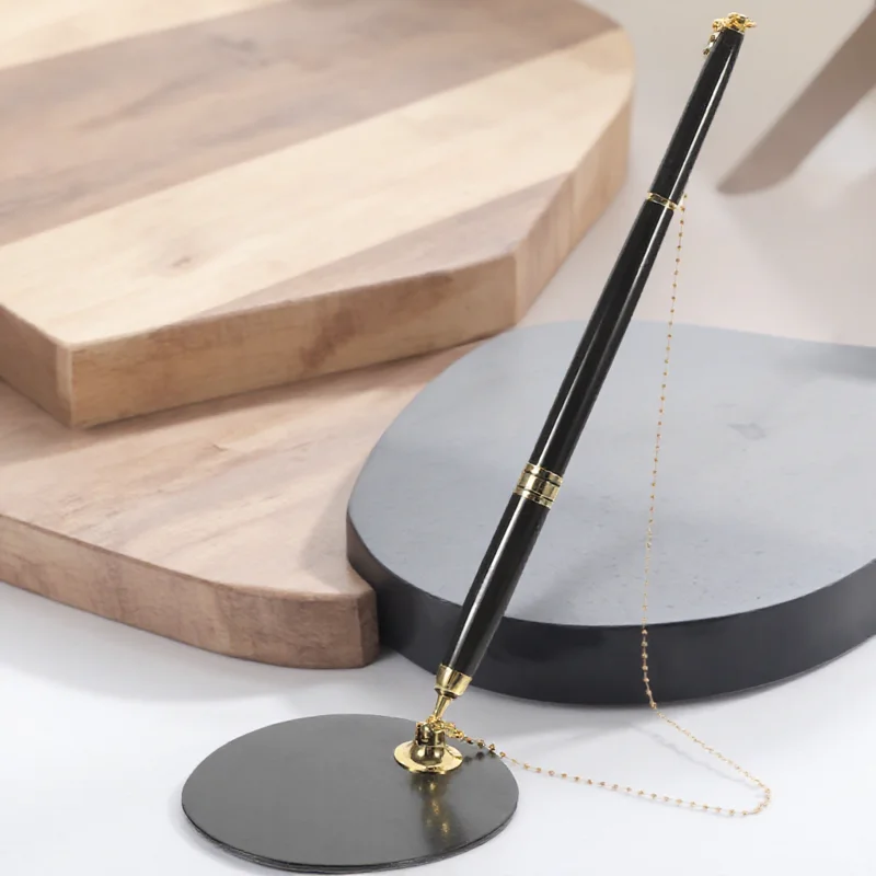 Countertop Signature Multi-Function Business Writing Chain Design Stainless Steel Office Stationery Security Pen For Bank Hotel
Countertop Signature Multi-Function Business Writing Chain Design Stainless Steel Office Stationery Security Pen For Bank Hotel