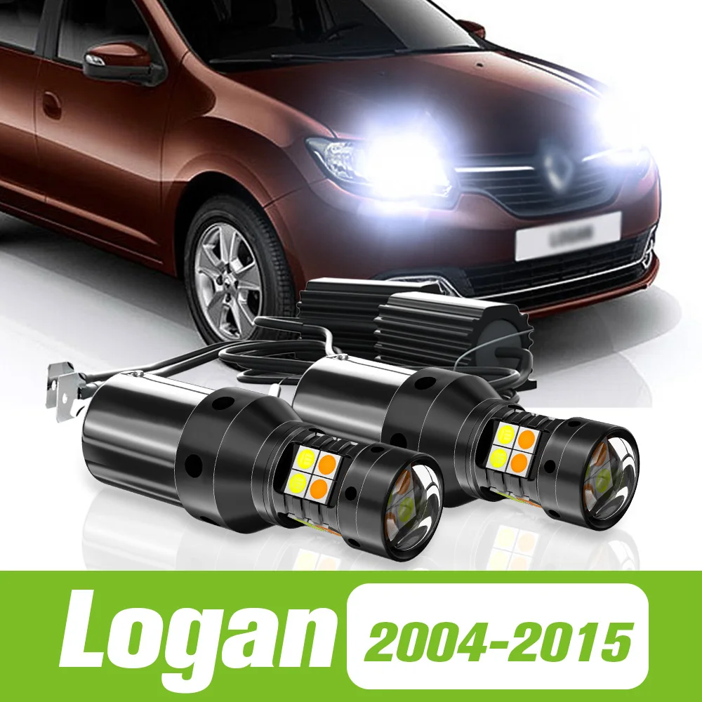 2pcs For Renault Logan 2004-2015 Dual Mode LED Turn Signal+Daytime Running Light DRL 2007 2008 2009 2010 2011 2012 Accessories
2pcs For Renault Logan 2004-2015 Dual Mode LED Turn Signal+Daytime Running Light DRL 2007 2008 2009 2010 2011 2012 Accessories