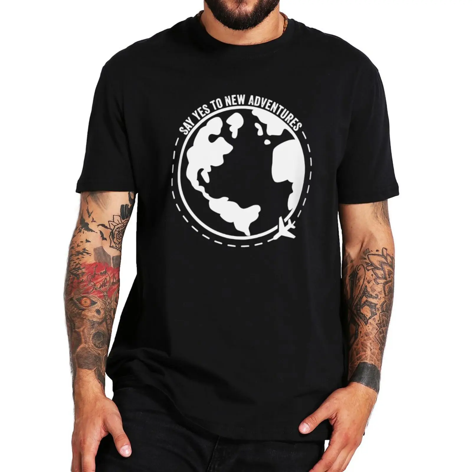 Say Yes To New Adventures T Shirt Funny Traveler Travelings Lovers Gifts Tops 100% Cotton Soft Casual Unisex Short Sleeve
Say Yes To New Adventures T Shirt Funny Traveler Travelings Lovers Gifts Tops 100% Cotton Soft Casual Unisex Short Sleeve