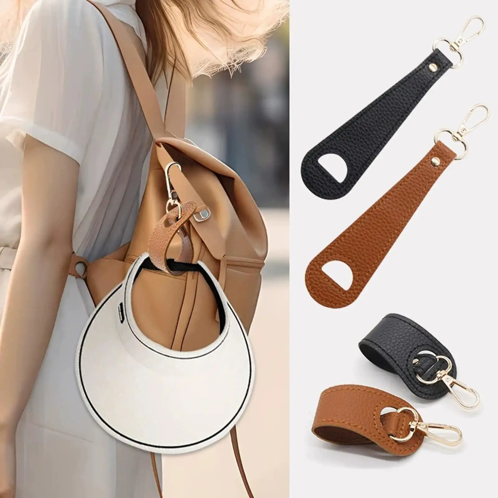 Hat Holder For Travel PU Leather Hat Holder For Purse Travel Hat Clip Leather Simple Golf Baseball Hat Clip
Hat Holder For Travel PU Leather Hat Holder For Purse Travel Hat Clip Leather Simple Golf Baseball Hat Clip 