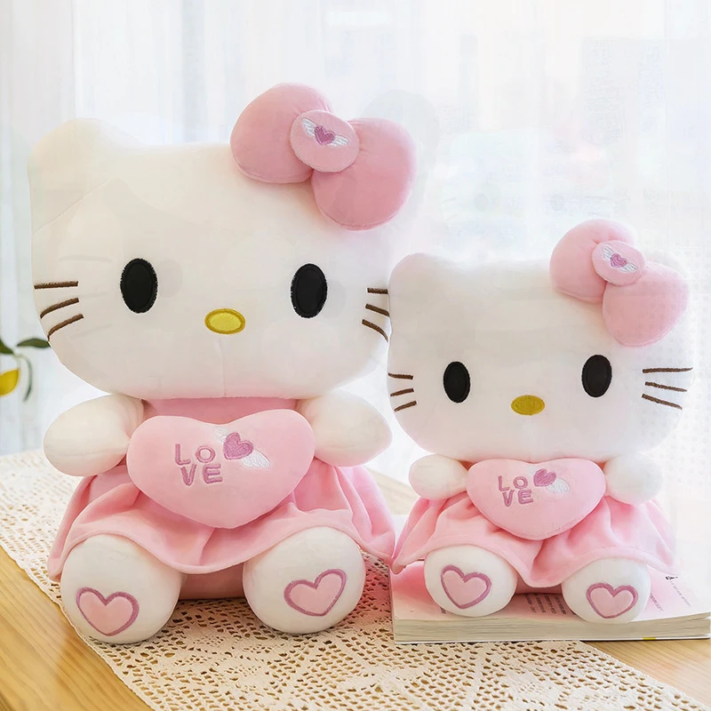 KT Cat Doll Cute Kitten Plush Toy Hello Kitty Stuffed Animal Rag Pillow for Girls Birthday Gift Soft Huggable Childrens Toy
KT Cat Doll Cute Kitten Plush Toy Hello Kitty Stuffed Animal Rag Pillow for Girls Birthday Gift Soft Huggable Childrens Toy