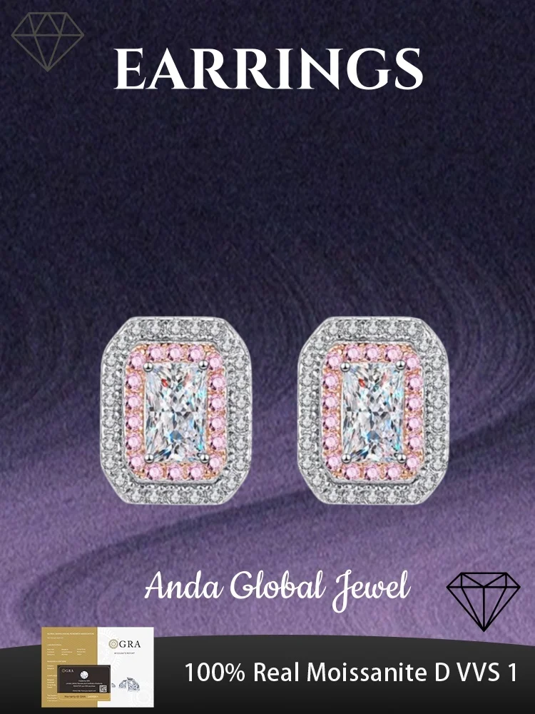 Moissanite925 Sterling Silver Jade Re Inlaid with Light LuxuryEarrings Ashionable and Generous Suitable for Daily Wear or Dating
Moissanite925 Sterling Silver Jade Re Inlaid with Light LuxuryEarrings Ashionable and Generous Suitable for Daily Wear or Dating