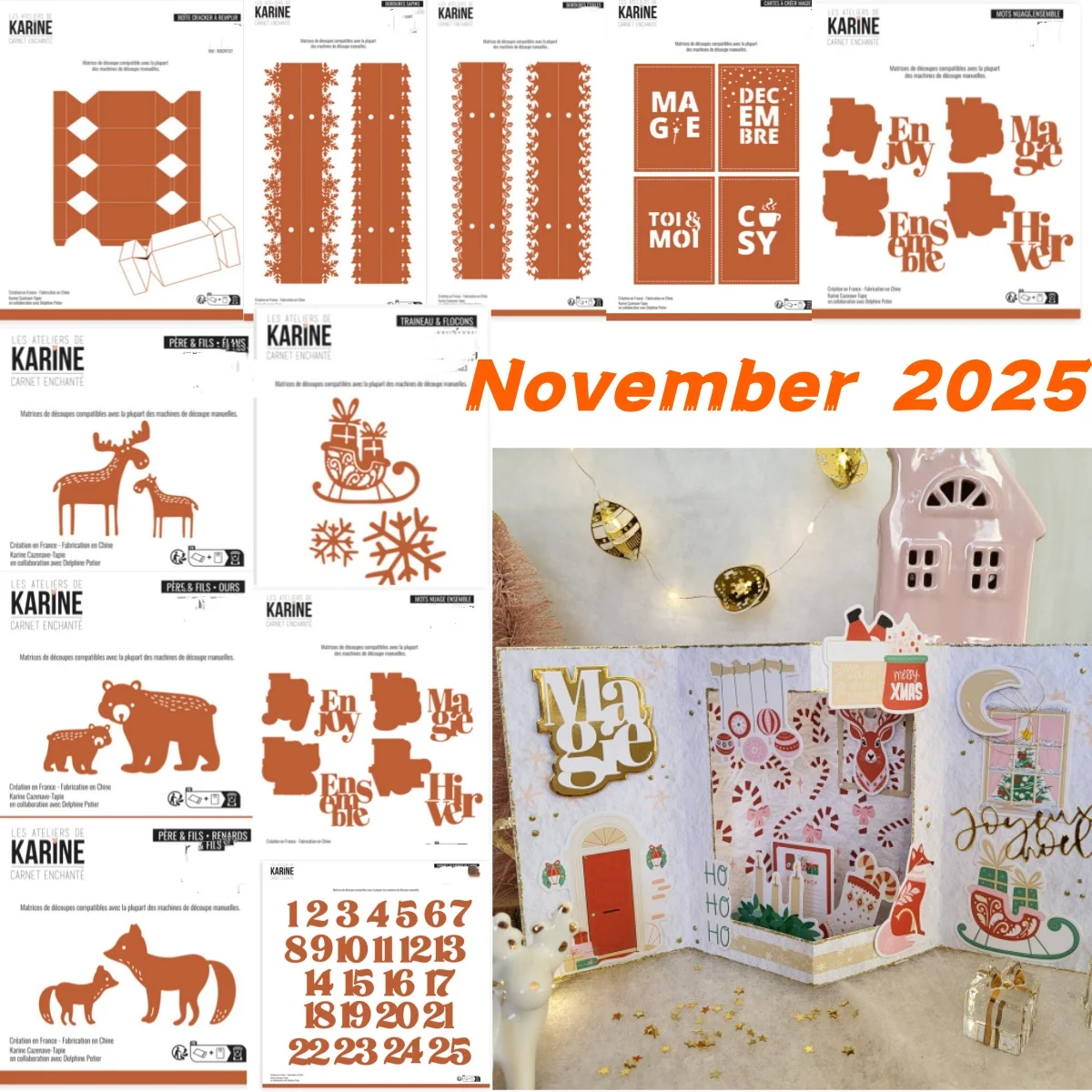 Fox Sleigh Snowflakes Cracker Box Tree Borders Metal Cutting Dies for DIY Making Card Scrapbook Embossed Craft Christmas 2025
Fox Sleigh Snowflakes Cracker Box Tree Borders Metal Cutting Dies for DIY Making Card Scrapbook Embossed Craft Christmas 2025