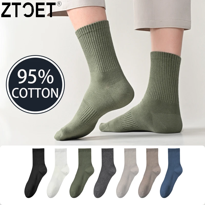 High Quality Men's Socks Combed Cotton Autumn Winter Black Business Long Socks Breathable New Male Socks Plus size EU38-45
High Quality Men's Socks Combed Cotton Autumn Winter Black Business Long Socks Breathable New Male Socks Plus size EU38-45