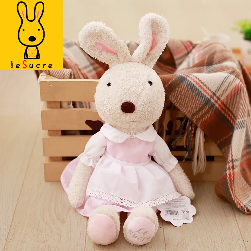Cute Bunny Plush Toy in Maid Dress Soft Stuffed Rabbit with Removable Costume for Girls Birthday Gift Kids Toy 30cm/45cm/60cm
Cute Bunny Plush Toy in Maid Dress Soft Stuffed Rabbit with Removable Costume for Girls Birthday Gift Kids Toy 30cm/45cm/60cm