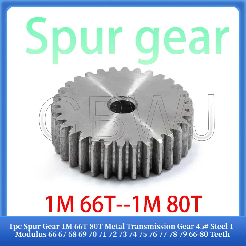 1pc Spur Gear 1M 66T-80T Metal Transmission Gear 45# Steel 1 Modulus 66 67 68 69 70 71 72 73 74 75 76 77 78 79 66-80 Teeth
1pc Spur Gear 1M 66T-80T Metal Transmission Gear 45# Steel 1 Modulus 66 67 68 69 70 71 72 73 74 75 76 77 78 79 66-80 Teeth
