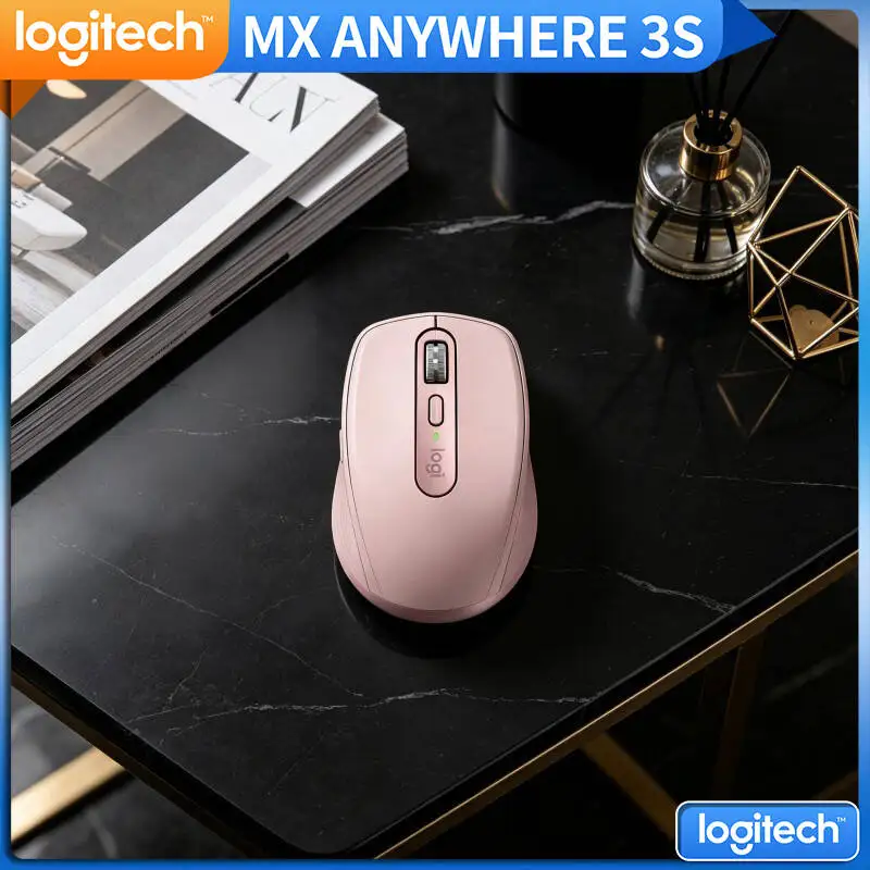 High-Performance MX Anywhere 3S - 8K DPI, Hyper-Scroll Wheel, Compact Build, Perfect for Flower Fair Cashier Counter Job